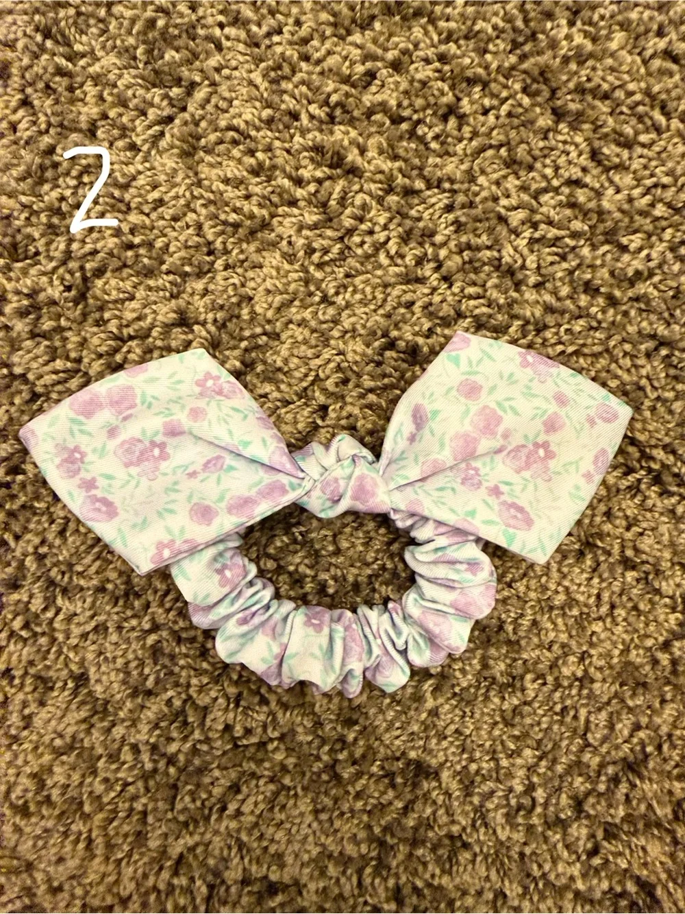 NWOT Stoney Clover Lane nylon floral prints bow scrunchie